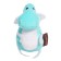 Soft toy "Dragon", white-and-white tummy, 13 cm