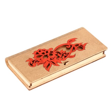 Wooden "Pattern" envelope-1