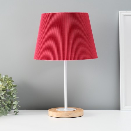 Lumber of the desktop "severity" 1x40W E27 burgundy 22.5x22.5x41.5cm