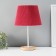 Lumber of the desktop "severity" 1x40W E27 burgundy 22.5x22.5x41.5cm