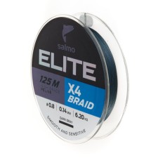 Flack of label. Salmo Elite X4 Braid Dark Gray 125/014