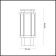 Street lamp for a column Gino, 1x100W, E27, IP44, color gray color