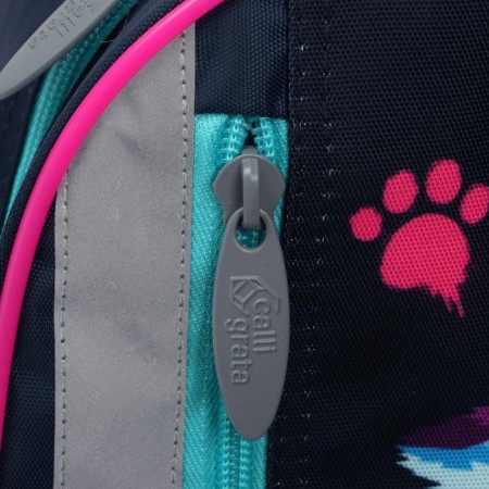 School backpack, 37 x 26 x 13 cm, ergonomic back, calligrata orth "cat"-13