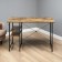 Written table "Brooklyn", 120 x 60 cm, metal, MDF