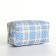 Cosmetic bag with lightning, blue color