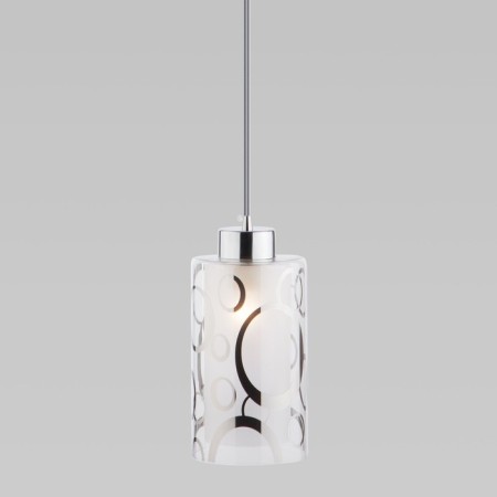Suspended lamp Eurosvet miguel 5000/1, E27, 1x60W, 120x120 mm, chromium color-1