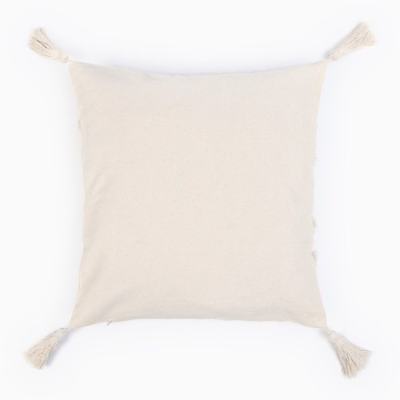 Decorative pillowcase "Ethel" BOHO, 45x45 cm, milk color, 100% cotton-2