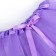 Three -layer skirt kaftan, lilac