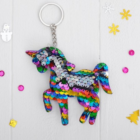 Soft keychain-hameleon "Unicorn"-1