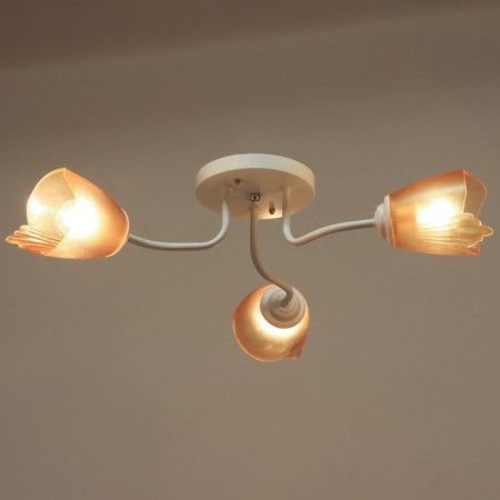 Chandelier 1341001/3br E27 15W white-brown Bayerlux-2