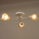 Chandelier 1341001/3br E27 15W white-brown Bayerlux