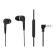 Ritmix RH-112M headphones, vacuum, microphone, 104 dB, 32 Ohm, 3.5 mm, 1.2 m, black