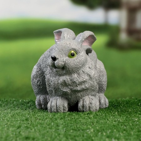 Garden figure "Gray Bunny" 18x13x14cm-2