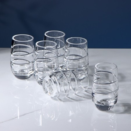 Set of crystal stops for wine, 50 ml, 6 pcs-1