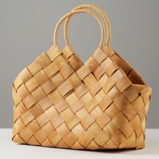 Playfish basket, 32 x 14 x 16.5/27/37 cm, sequoia