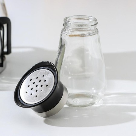 Set for glass spices on the stand "Shine", 5.5 × 11 cm, 6 pcs-2