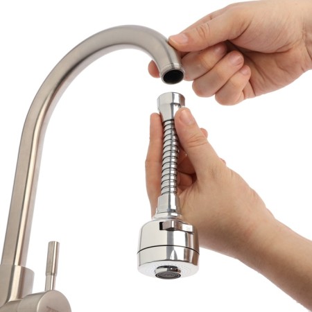 Zein Z3594, rotary, flexible, with stream adjustment, 2 modes, chrome-9