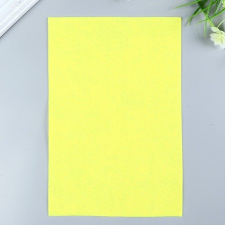 Soft felt 1 mm 20x30 cm lemon