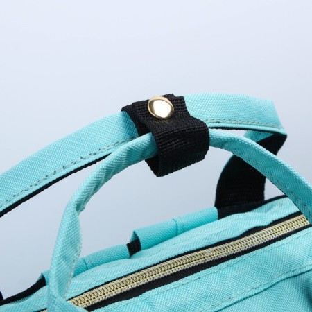 Women's backpack with a thermal carman, thermal mosque - portfolio, turquoise color-1
