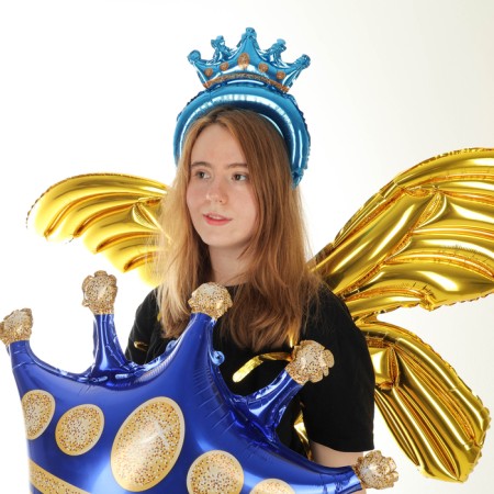Set of foil balls "Carnival set. Royal blue ”, 3 pcs.-2