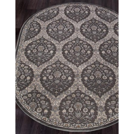 Oval Merinos Serenity carpet, size 200x400 cm, Dark Gray color-1