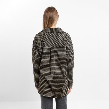 Female shirt, beige color/black, size 50-6