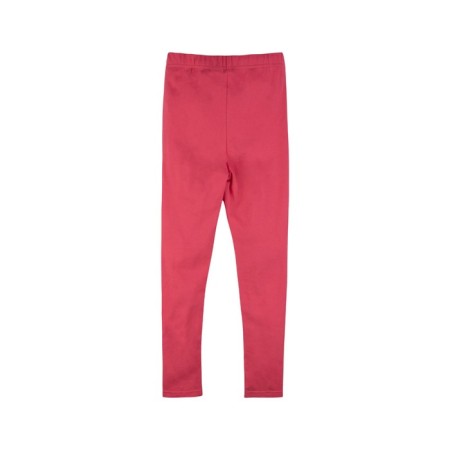 Basic leggings, height 140 cm, red color-1