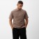 Men's T-shirt Minaku, central brown, rr 42-44
