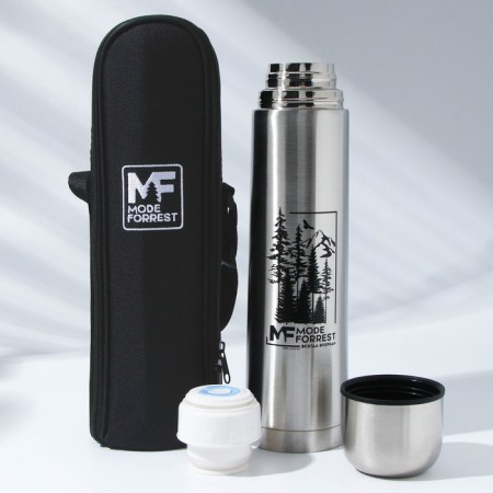 Thermos "mountains" in a case, 1 liter, heat conservation 6-12 hours-1