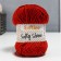 Yarn 70% acrylic, 30% silk "Softy Shine" 50 g 85 m color 10 sangria