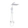 The shower system wasserkraft a185.163.155.wm, tropical shower, shower, chrome