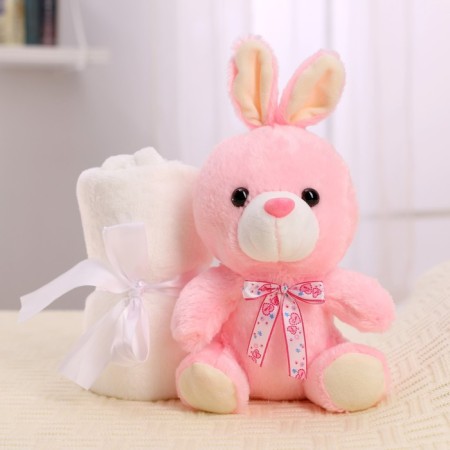 Soft toy with a blanket "Cutie"-1