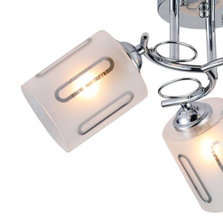 Ceiling light ESCADA, 1120/3PL. 3x40W, e27, 470x470x220 mm, chromium color-2