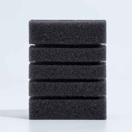 Rectangular sponge for the turbo filter No. 6, 8 x 5 x 10 cm, gray-1