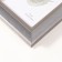Photo frame plastic 10x15 cm "Gabriel" gray with silver strip 2.2x14x19 cm