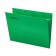 A4 hanging folders (350x240 mm) up to 80 liters, set 10 pcs., Green, cardboard, Staff, 270929