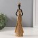 Souvenir Polystone "African in a wicker dress" Gold 8x6.5x27 cm