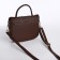 Youth bag on magnet, brown color
