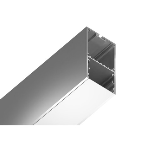 Profile aluminum patch/suspended Ambrella Illumination Profile System, GP3000AL, 2000x67x35 mm, silver color, matte dial-1