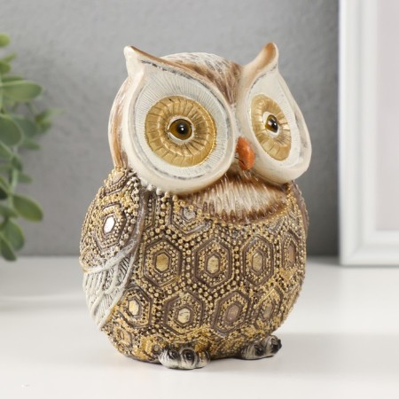Polystone souvenir "Eye with golden eyes" 11x9x14 cm-1