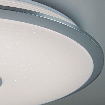 Smart Citilux lamp CL703A80G, 59x59x8.5 cm, 1x80W, LED, Gray color.-27