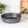 Granite pan, d = 28 cm, plastic handle, anti -stick coating, gray color