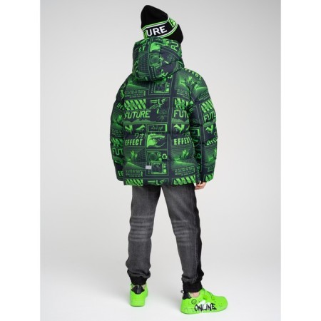 Winter jacket for a boy PlayTode, height 128 cm-3