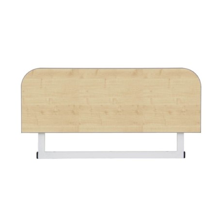Side border prefix for growing transformer desks Polini Kids City D2, size 55x20 cm, beige color