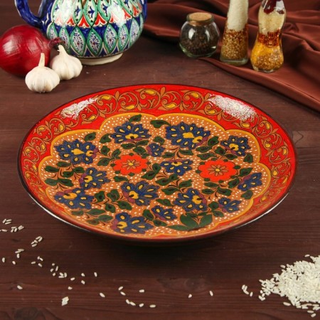 Largan Rishtan ceramics "Turkish pattern", 32 cm, mix-5