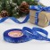 Republic tape with embossing "Christmas tree", 15 mm, 23 ± 1 m, blue color/silver No. 0055