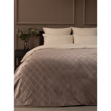 Texrepublic blanket, size 200x220 cm, brown color-2