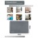 Bathroom mat with an absorbent effect, size 40x60 cm, color wet asphalt