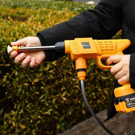 High pressure washing battery DEKO DKCW25, 20 V, 4 Ah, 40 bar, hose 5 m-3