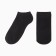 Men's socks shortened minku: Premium color black, size 40-41 (27 cm)